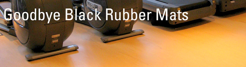 Sport Court, Sport Fitness foam rubber flooring - goodbye black rubber mats!